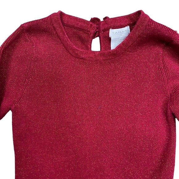 Tahari Long Sleeve Sweater Dress Size 6 - Picture 3 of 5